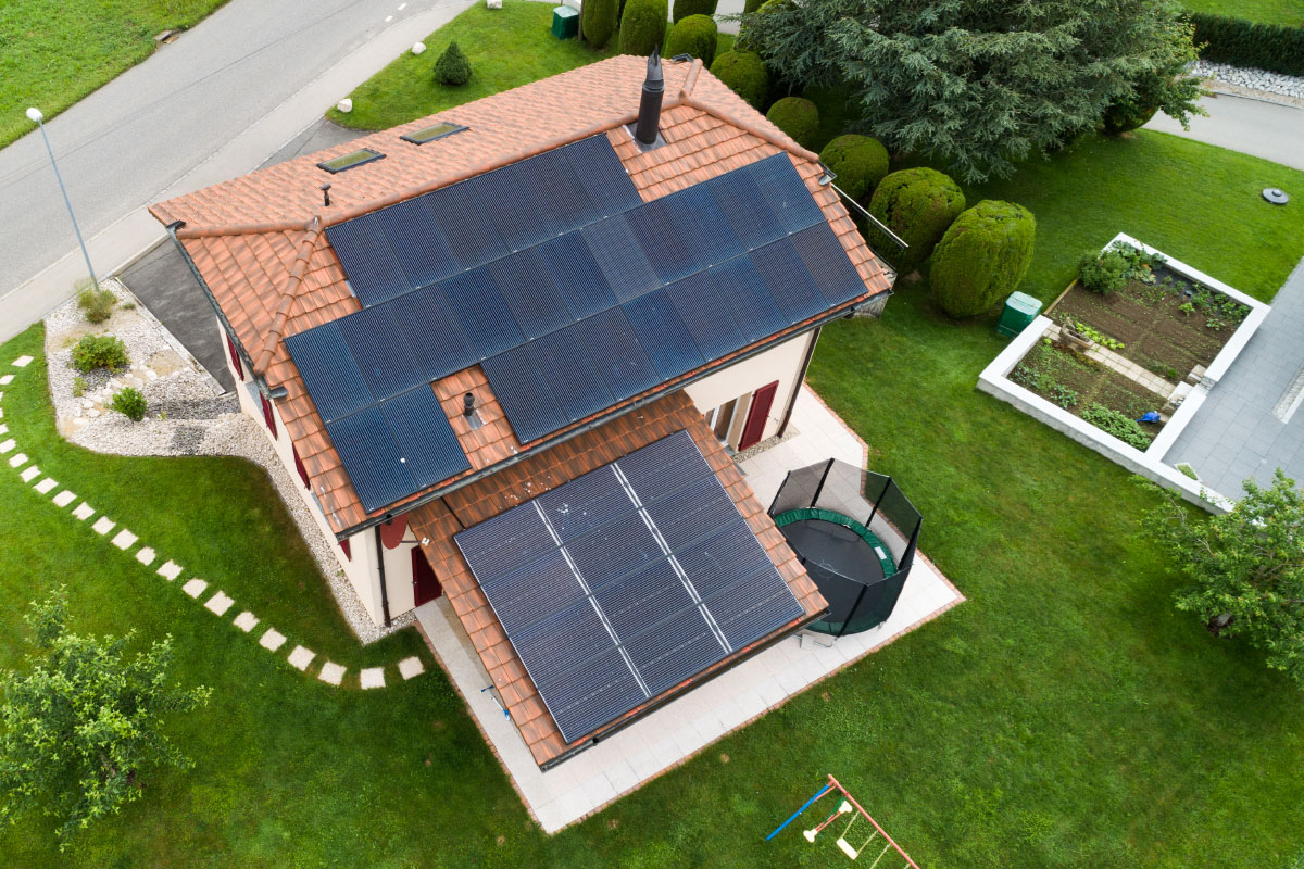 Installation photovoltaïque ajoutée - Swissolaire