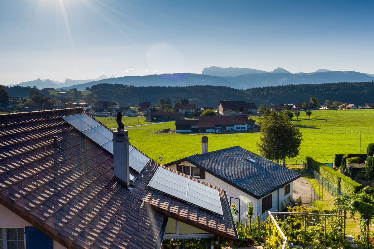 Installation photovoltaïque ajoutée - Swissolaire