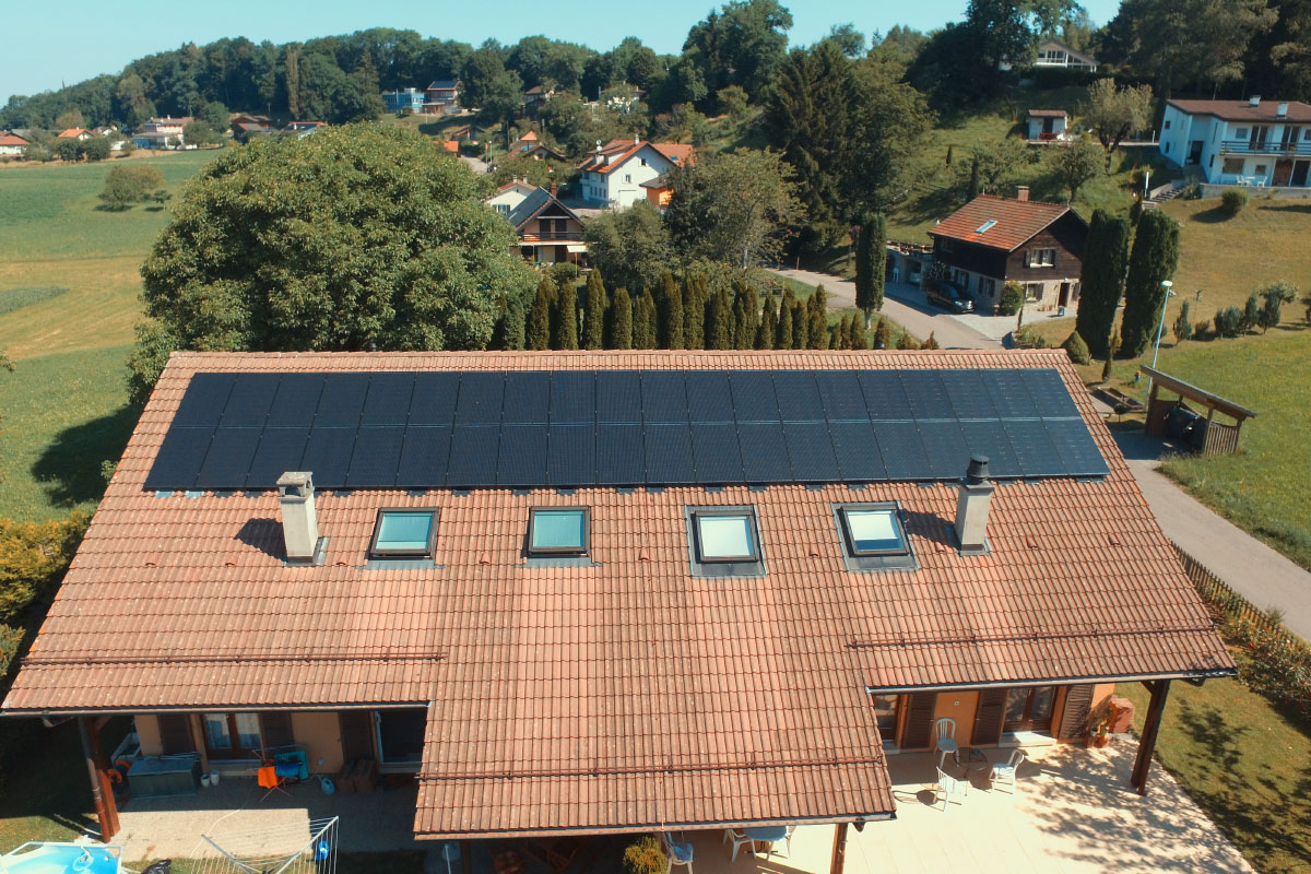 Installation photovoltaïque ajoutée - Swissolaire