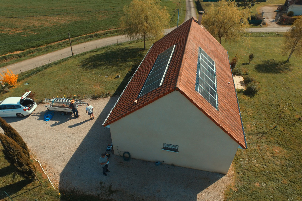 Installation photovoltaïque intégrée - Swissolaire